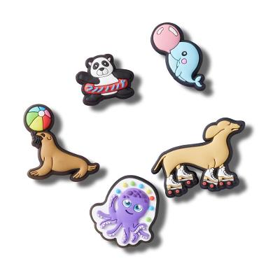 Jibbitz™ fun animal friends pack com 5 peças unico