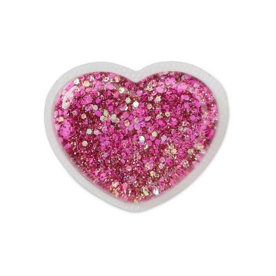 Jibbitz™ coração rosa squish unico