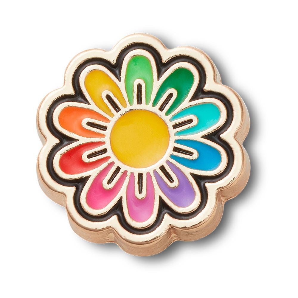 Jibbitz™ margarida dourada festival arco-íris unico - 1