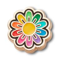 Jibbitz™ margarida dourada festival arco-íris unico - 1