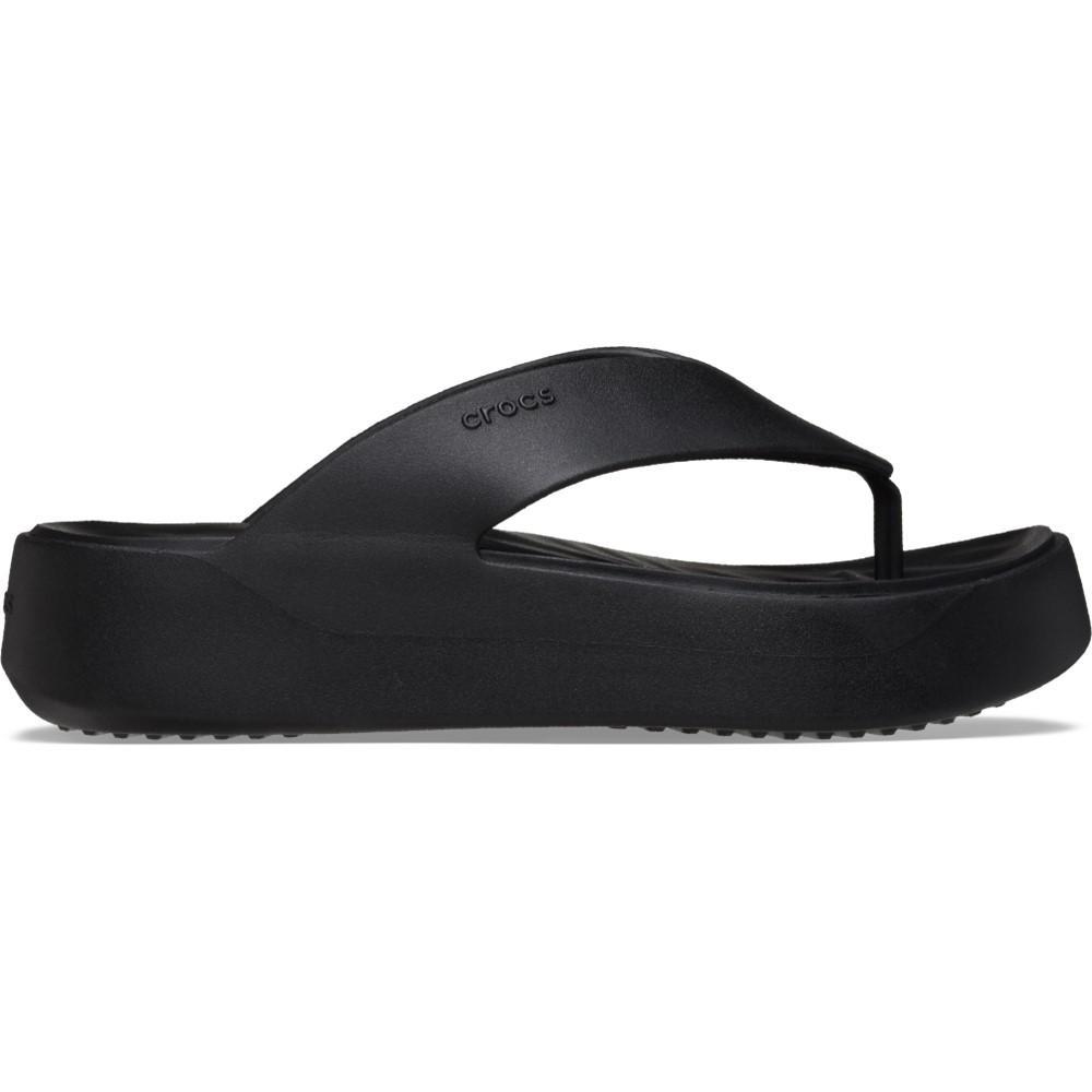 Chinelo crocs getaway plataform flip black - 1