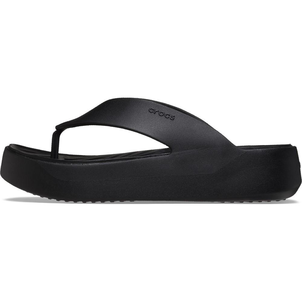 Chinelo crocs getaway plataform flip black - 5