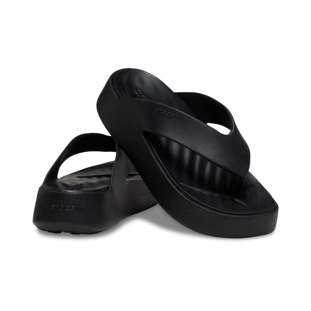 Chinelo crocs getaway plataform flip black - 6