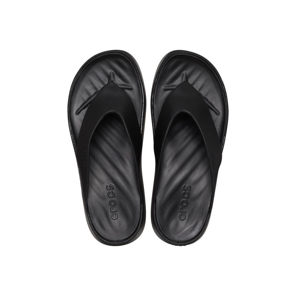 Chinelo crocs getaway plataform flip black - 7