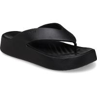 Chinelo crocs getaway plataform flip black - 3