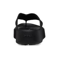 Chinelo crocs getaway plataform flip black