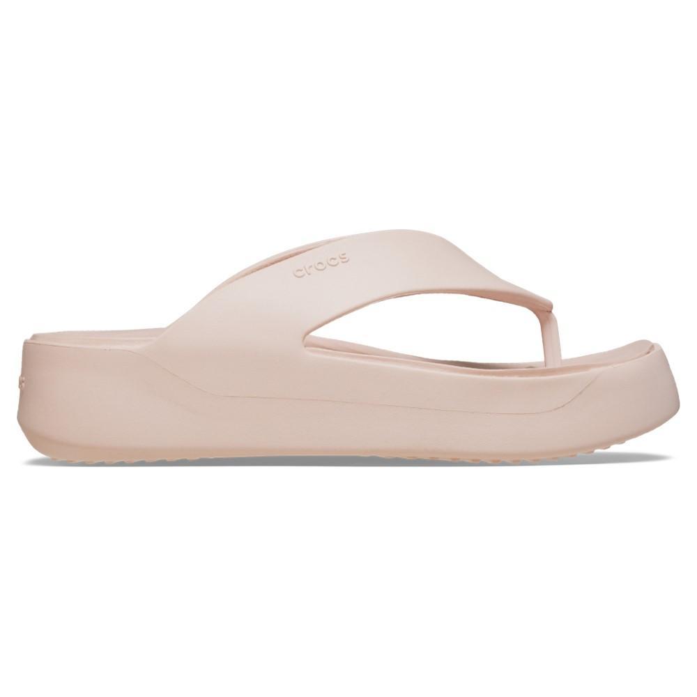 Chinelo crocs getaway plataform flip quartz - 1