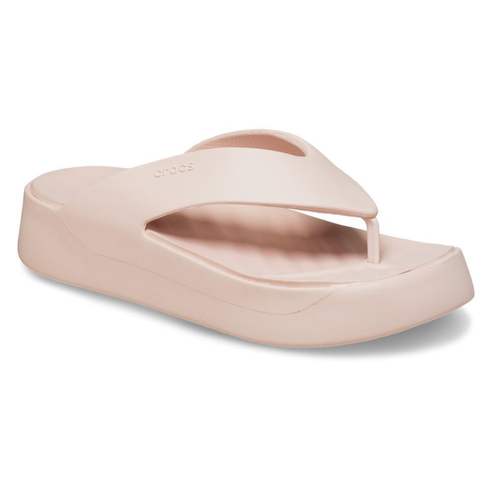 Chinelo crocs getaway plataform flip quartz - 2