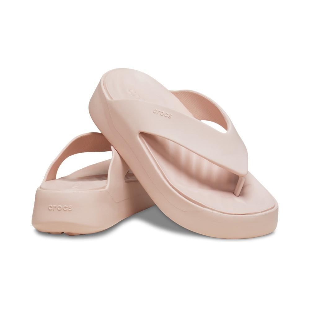 Chinelo crocs getaway plataform flip quartz - 4
