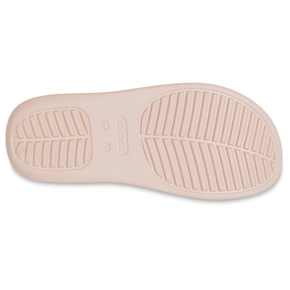 Chinelo crocs getaway plataform flip quartz - 6