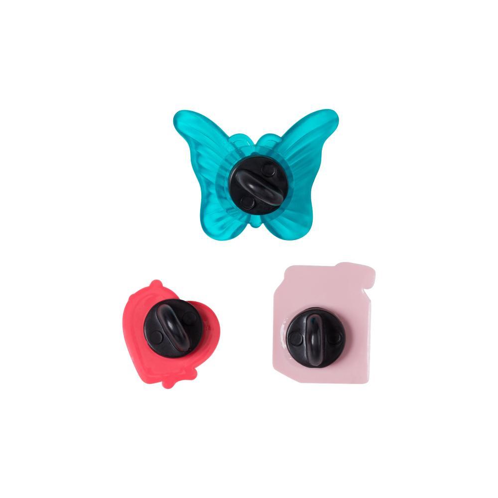 Jibbitz™ pinos rosa e azul unico - 2