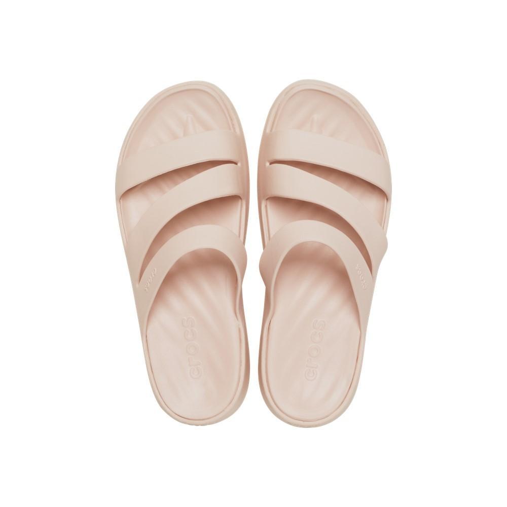 Sandália crocs getaway strappy quartz - 4