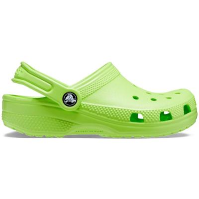 Sandália crocs classic clog kids  limeade