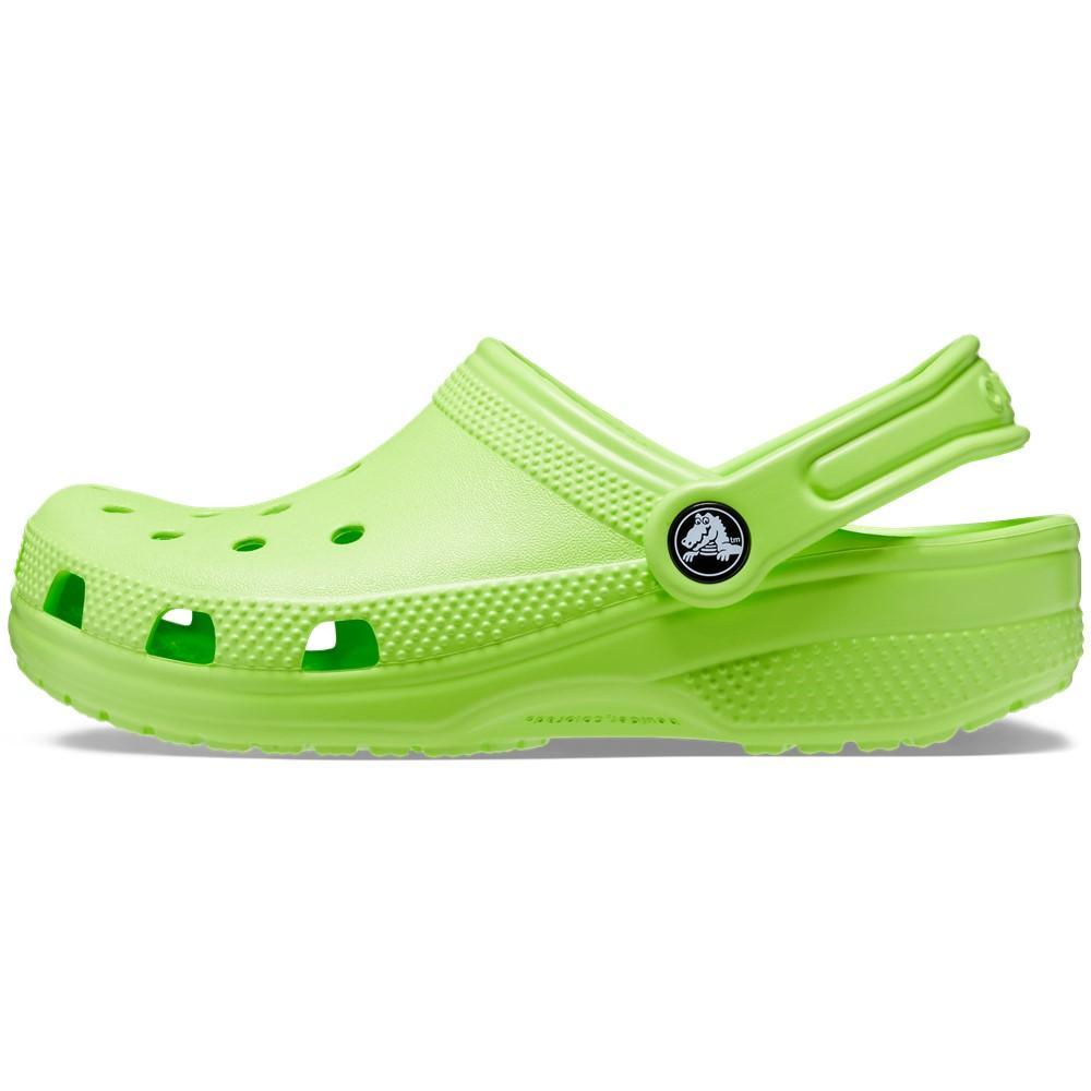 Sandália crocs classic clog kids  limeade - 2
