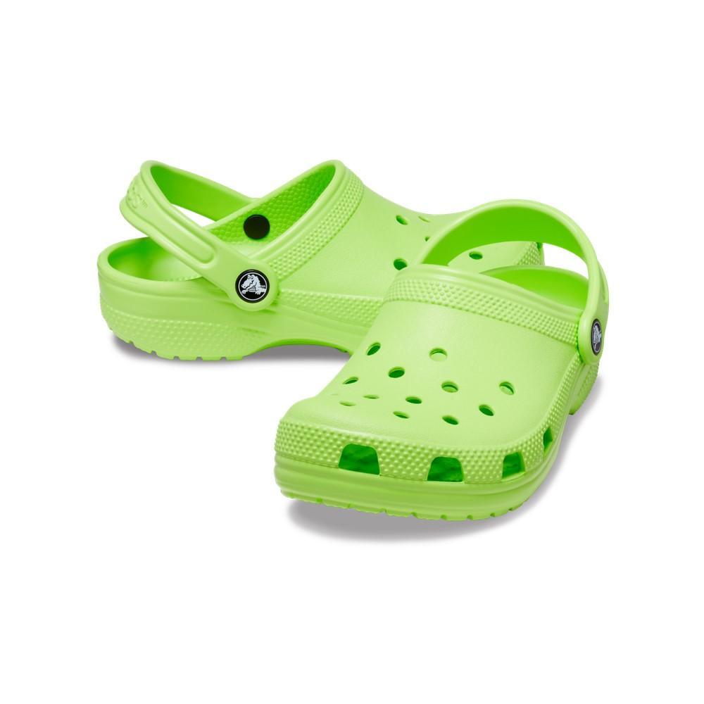 Sandália crocs classic clog kids  limeade - 3
