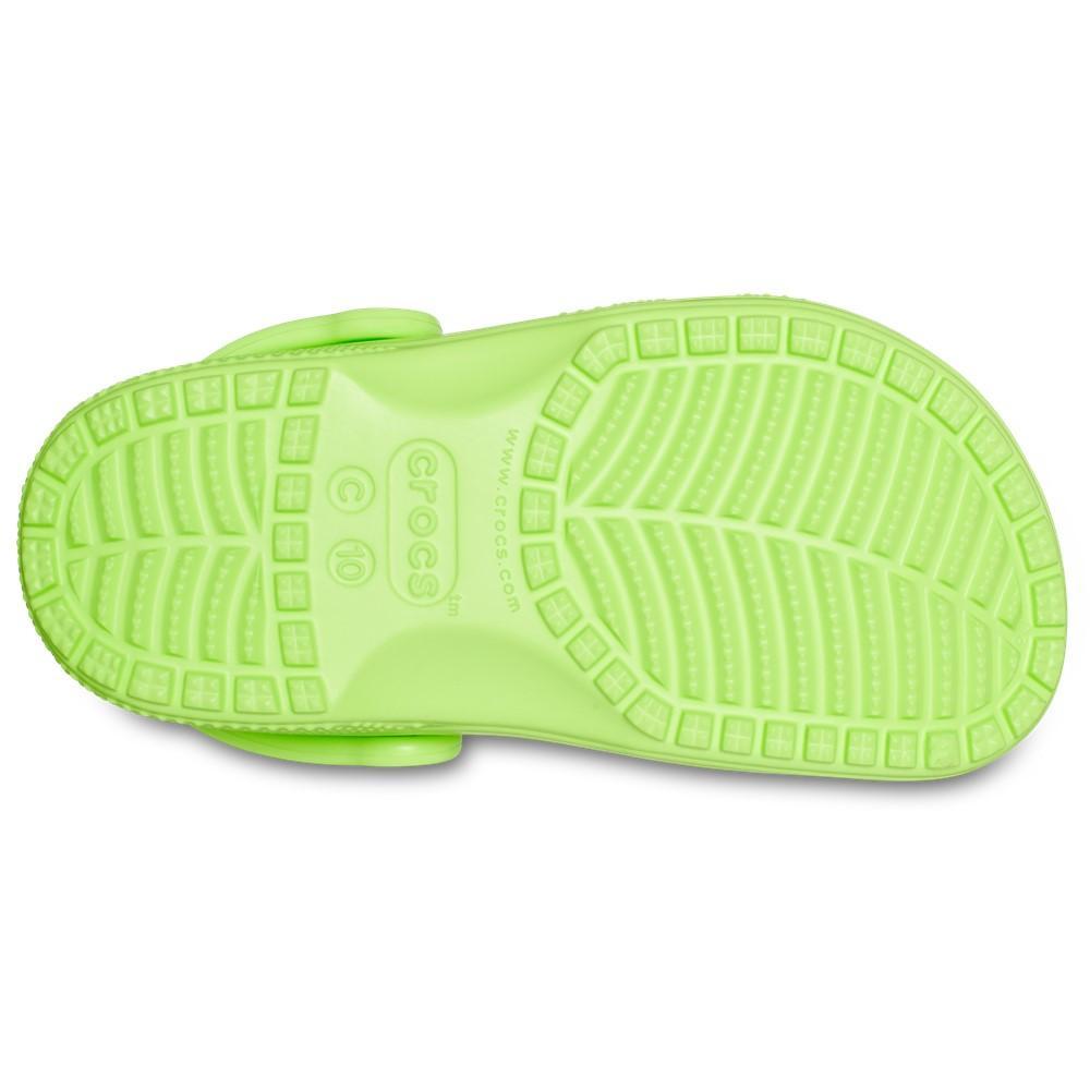 Sandália crocs classic clog kids  limeade - 4