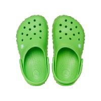Sandália crocs crocband geometric glow band clog t green slime - 2