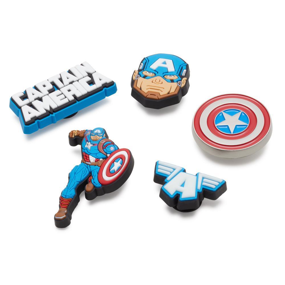 Jibbitz™ capitão américa pack com 5 unico - 2