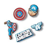 Jibbitz™ capitão américa pack com 5 unico - 1