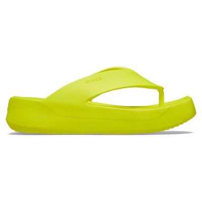 Chinelo crocs getaway plataform flip acidity