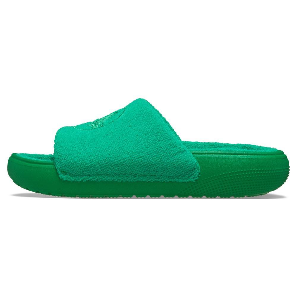Chinelo crocs classic towel slide green ivy - 3