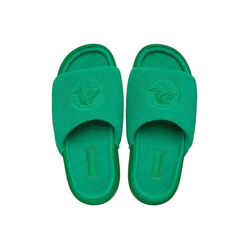 Chinelo crocs classic towel slide green ivy - 5
