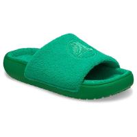 Chinelo crocs classic towel slide green ivy - 2