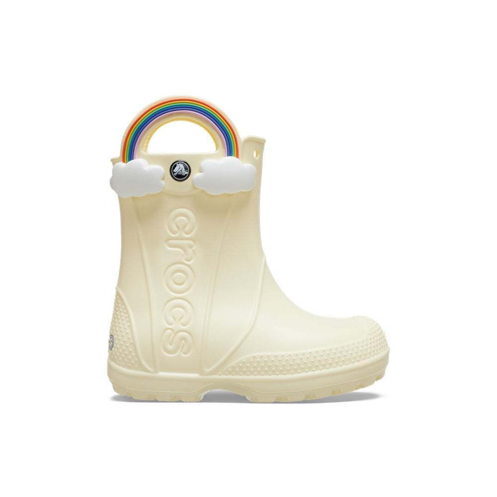Bota crocs handle it rain boot k buttercream - 1