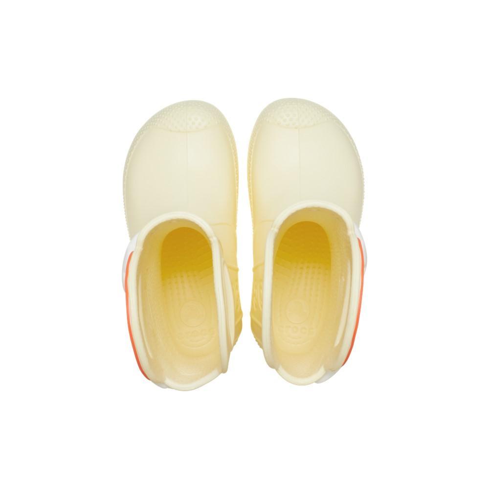 Bota crocs handle it rain boot k buttercream - 5