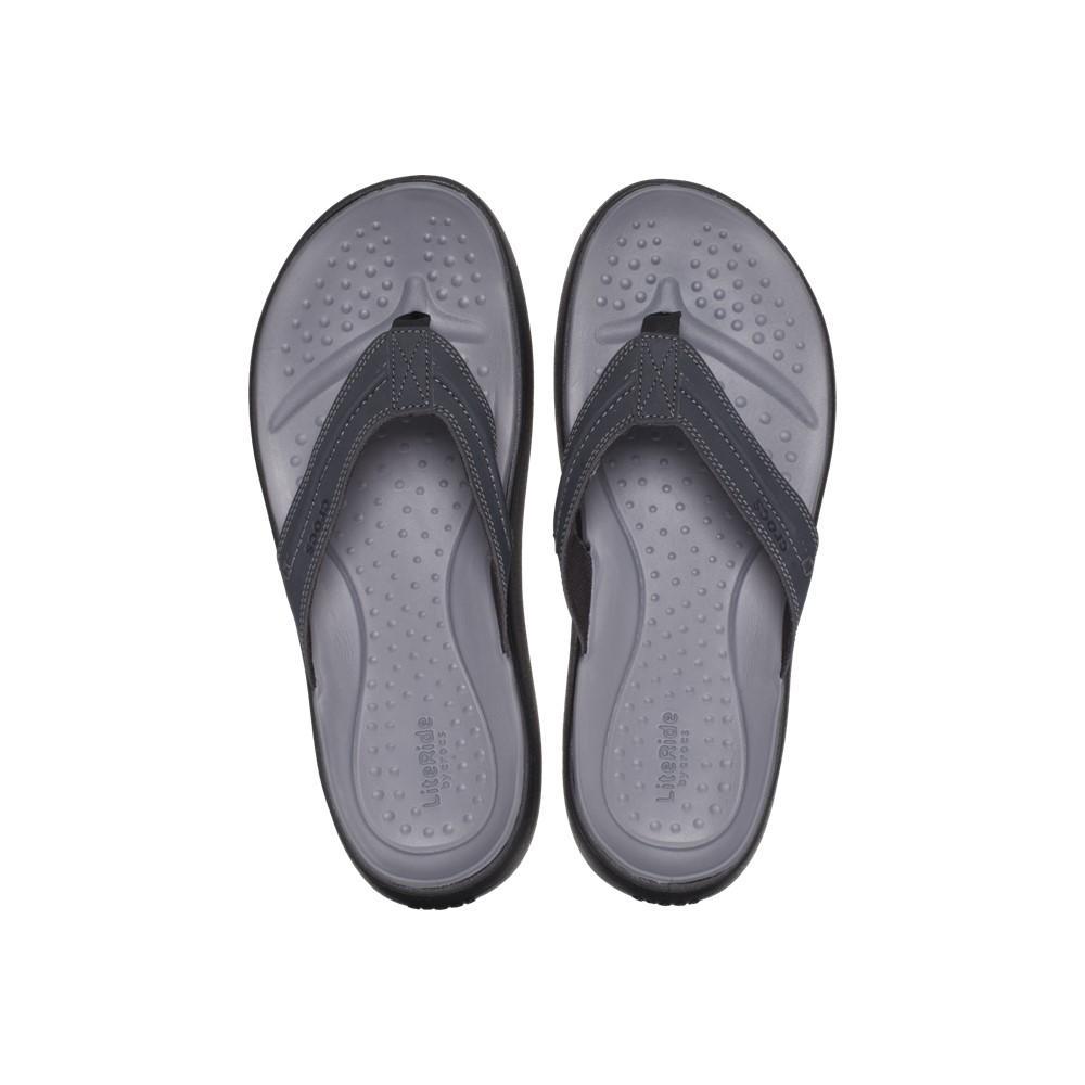 Chinelo crocs yukon vista ii lr flip black - 5