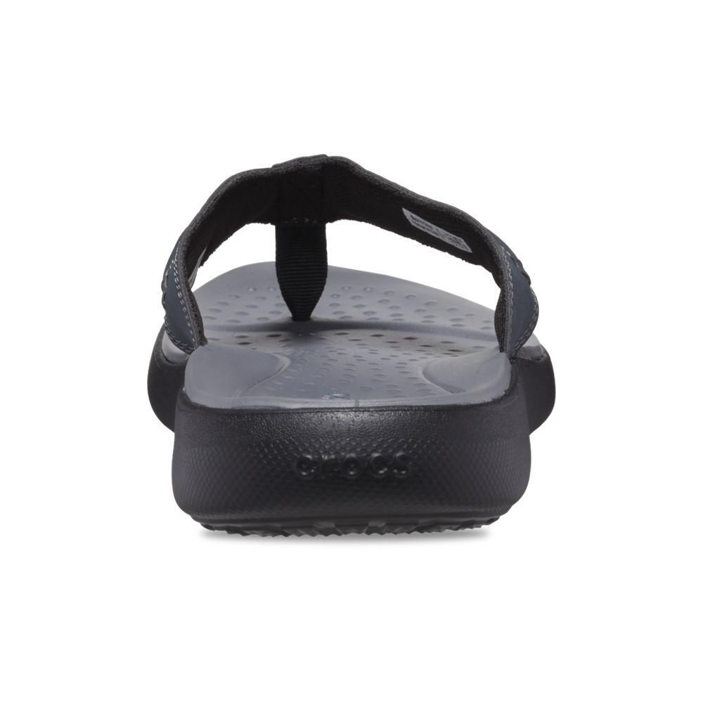 Chinelo crocs yukon vista ii lr flip black - 7