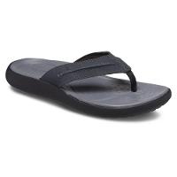 Chinelo crocs yukon vista ii lr flip black - 2