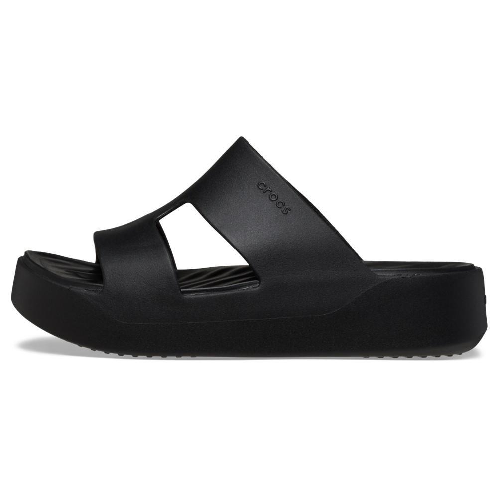 Sandália crocs getaway platform h-strap black - 3