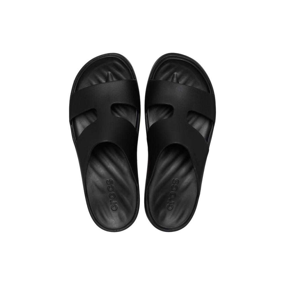 Sandália crocs getaway platform h-strap black - 5