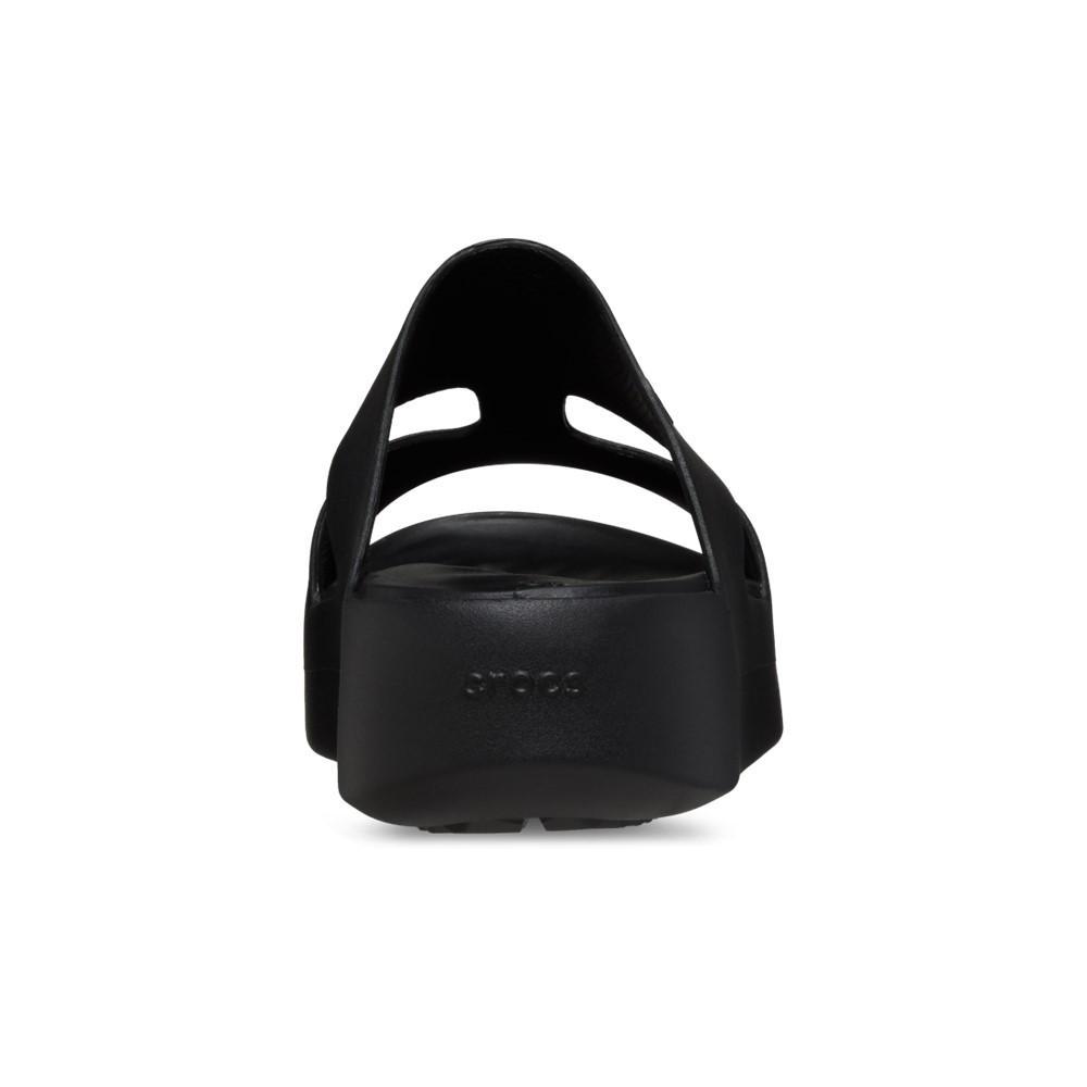 Sandália crocs getaway platform h-strap black - 7