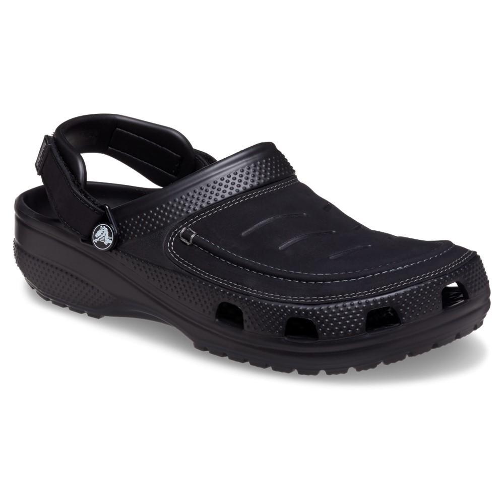 Sandália crocs yukon vista ii lr clog black/slate grey - 2