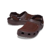 Sandália crocs yukon vista ii lr clog espresso/mushroom