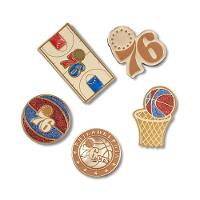 Jibbitz™ nba philadelphia 76ers pack com 5 peças unico - 1