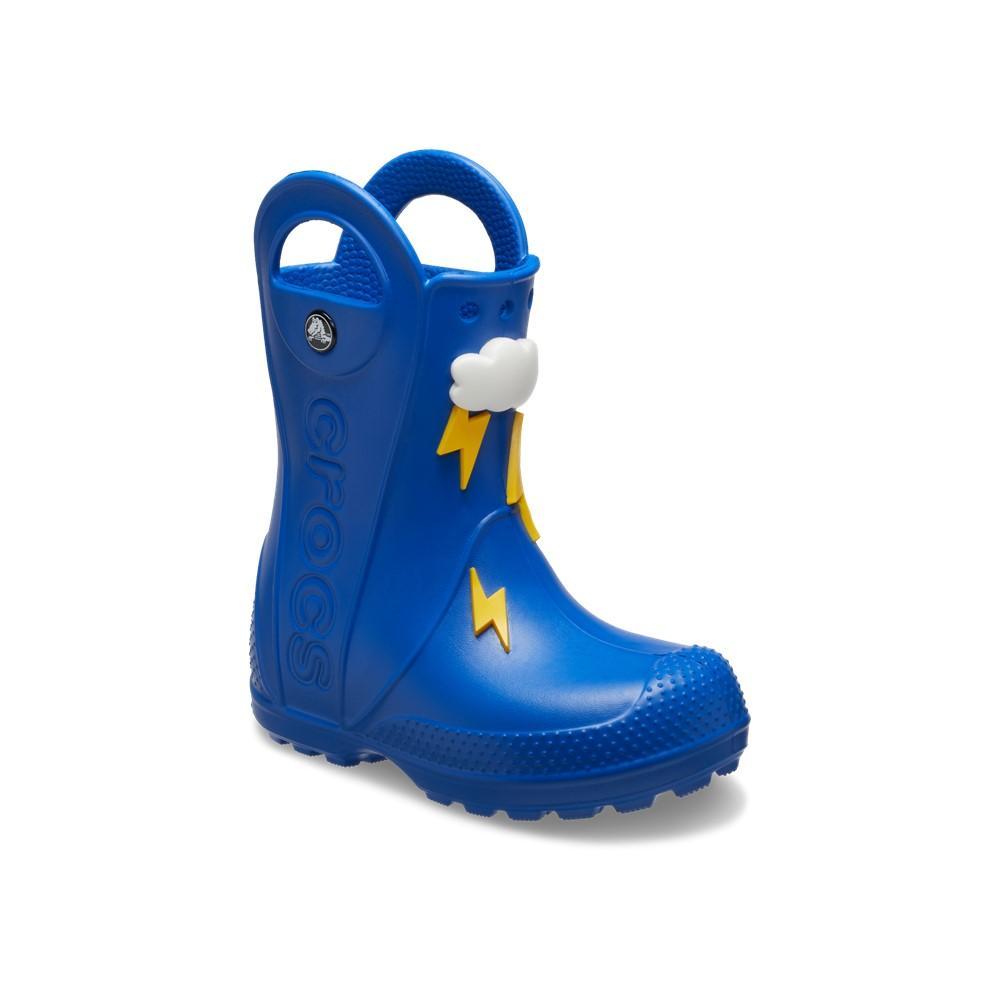 Bota crocs handle it rain boot k blue bolt - 2