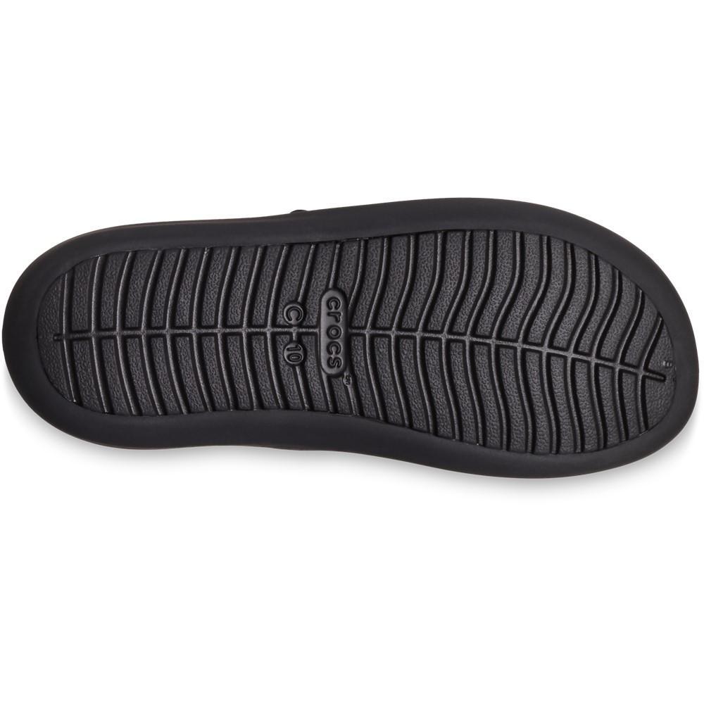 Sapatilha crocs brooklyn mary jane flat t black - 6