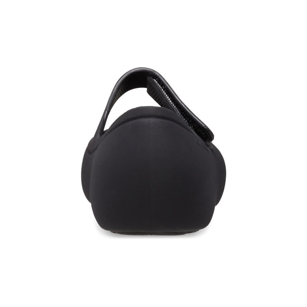 Sapatilha crocs brooklyn mary jane flat t black - 7