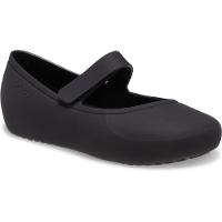 Sapatilha crocs brooklyn mary jane flat t black - 2