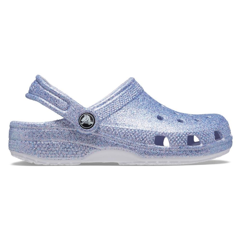 Sandália crocs classic clog glitter infantil frosted glitter - 1