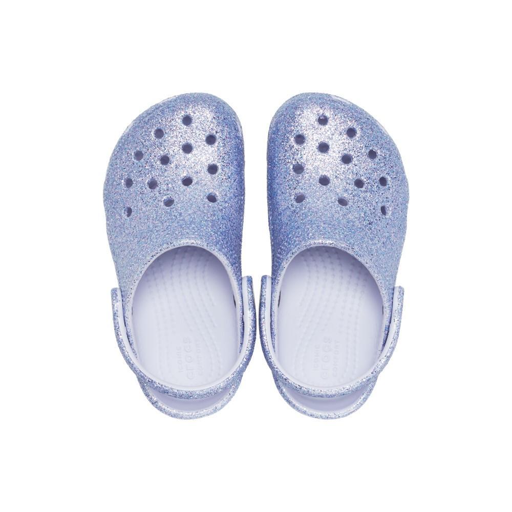 Sandália crocs classic clog glitter infantil frosted glitter - 5