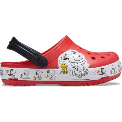 Sandã¡lia crocs fl snoopy woodstock kids black