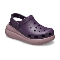 Sandália crocs classic crush platform clog dark iris/multi - 2