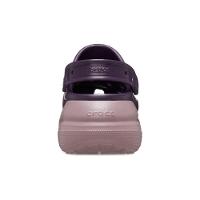 Sandália crocs classic crush platform clog dark iris/multi - 7
