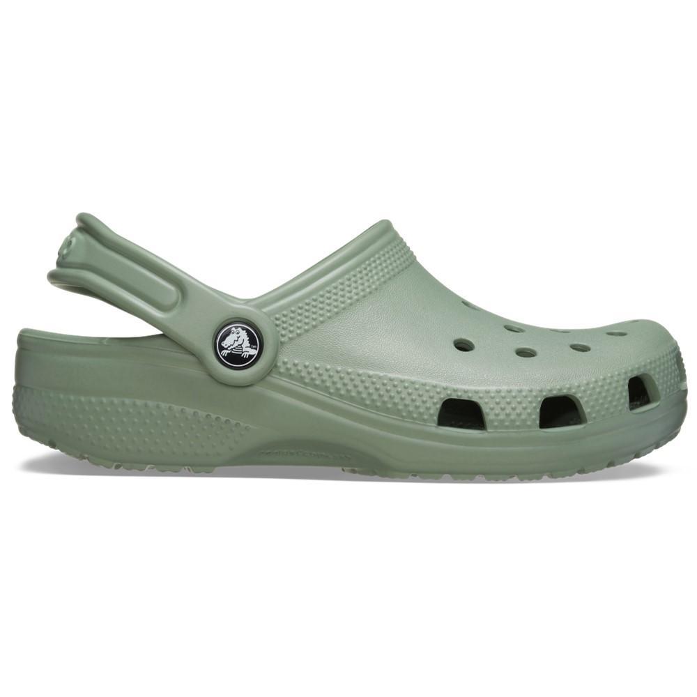 Sandália crocs classic clog kids moss - 1