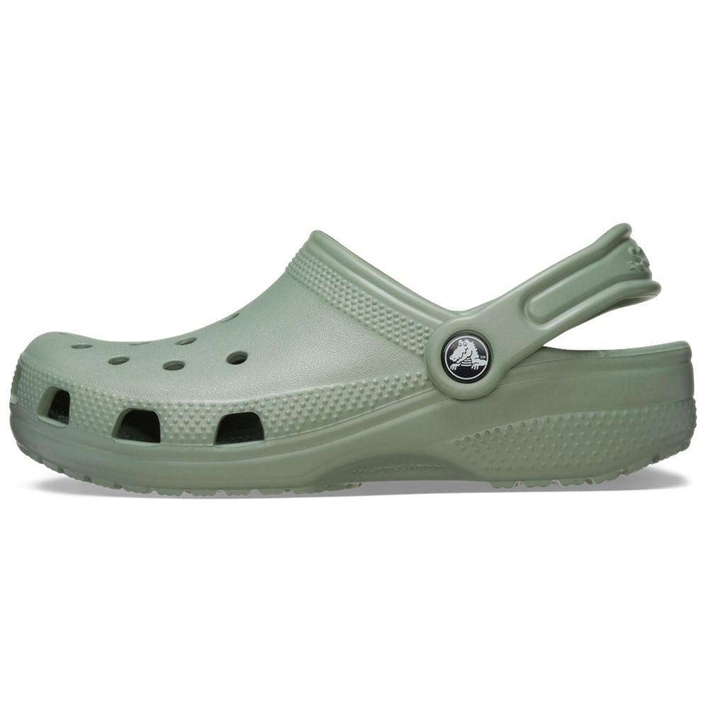 Sandália crocs classic clog kids moss - 3