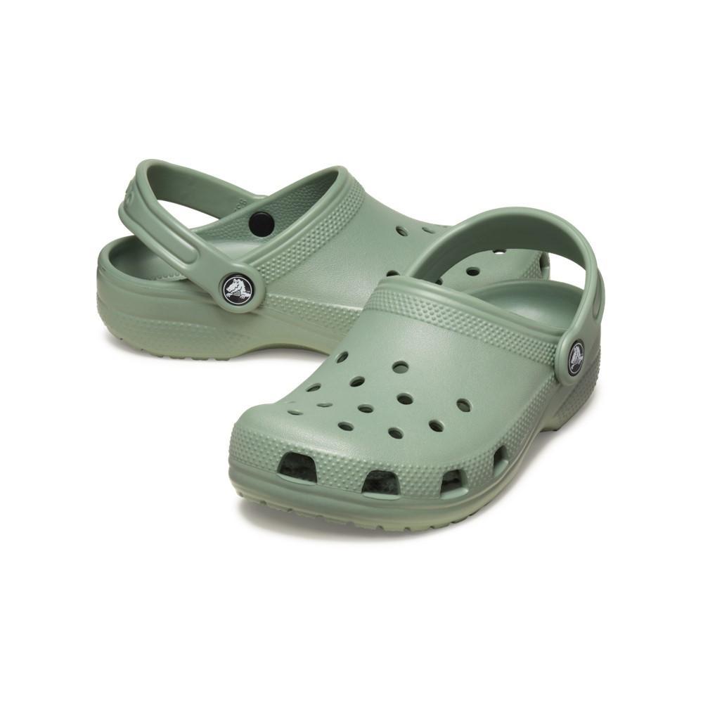 Sandália crocs classic clog kids moss - 4